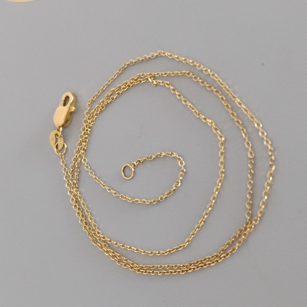 Flash Sale!High Polished 14 K Gold Necklace